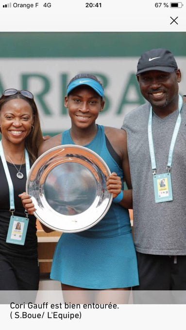 Cori Coco Gauff Parents Coco Gauff's parents